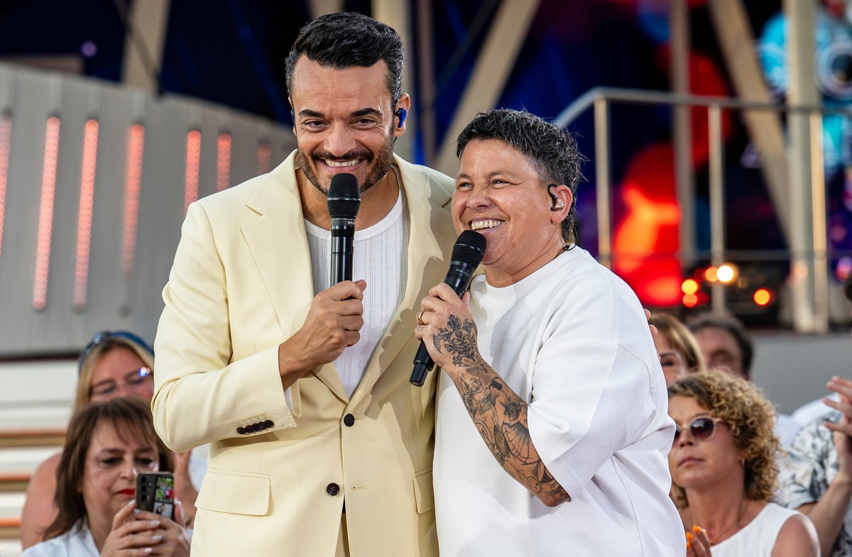 In seiner "Giovanni Zarrella Show - Die große Sommerparty" begrüßt der Gastgeber unter anderem auch Schlagerstar Kerstin Ott.