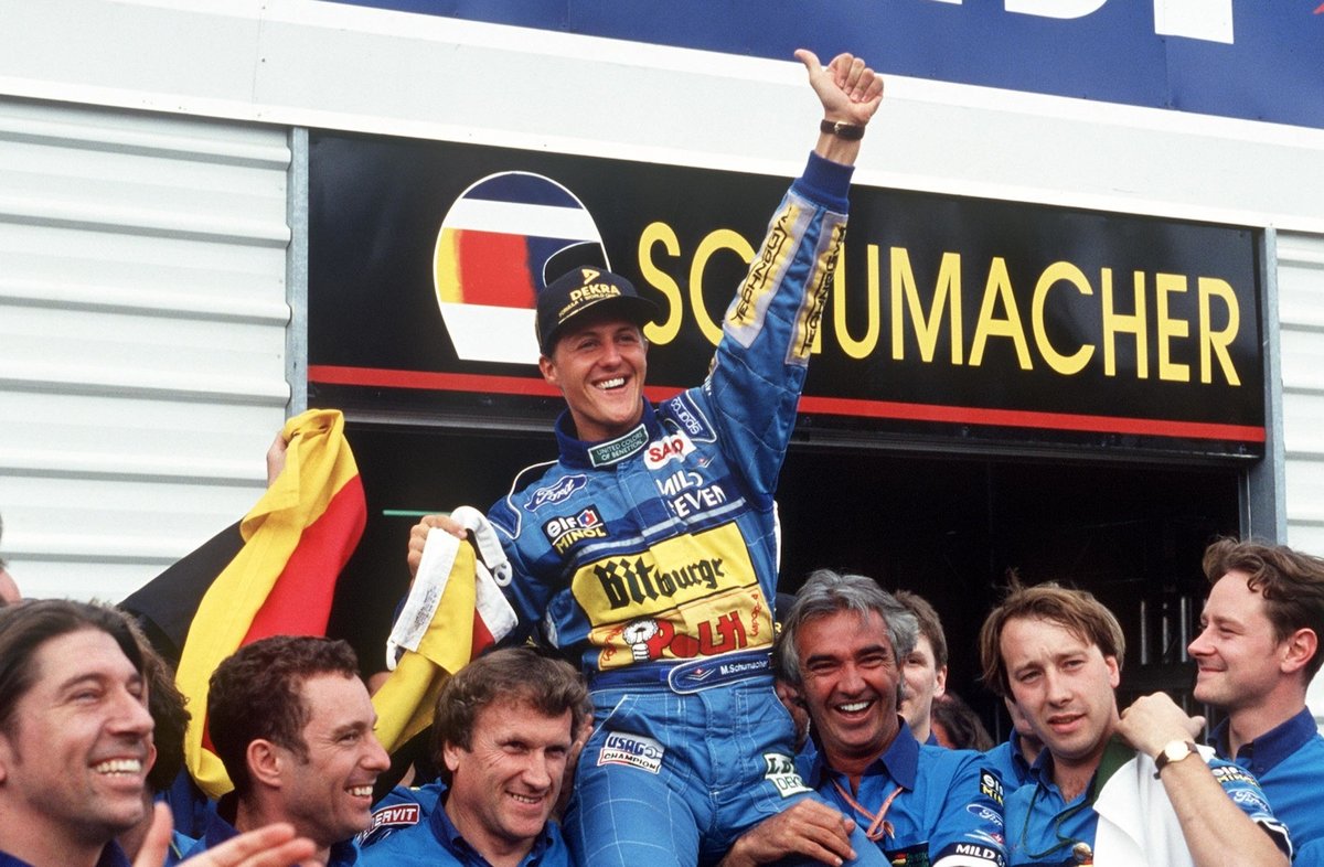 Michael Schumacher gewann 1994 mit Benetton die Formel-1-WM.