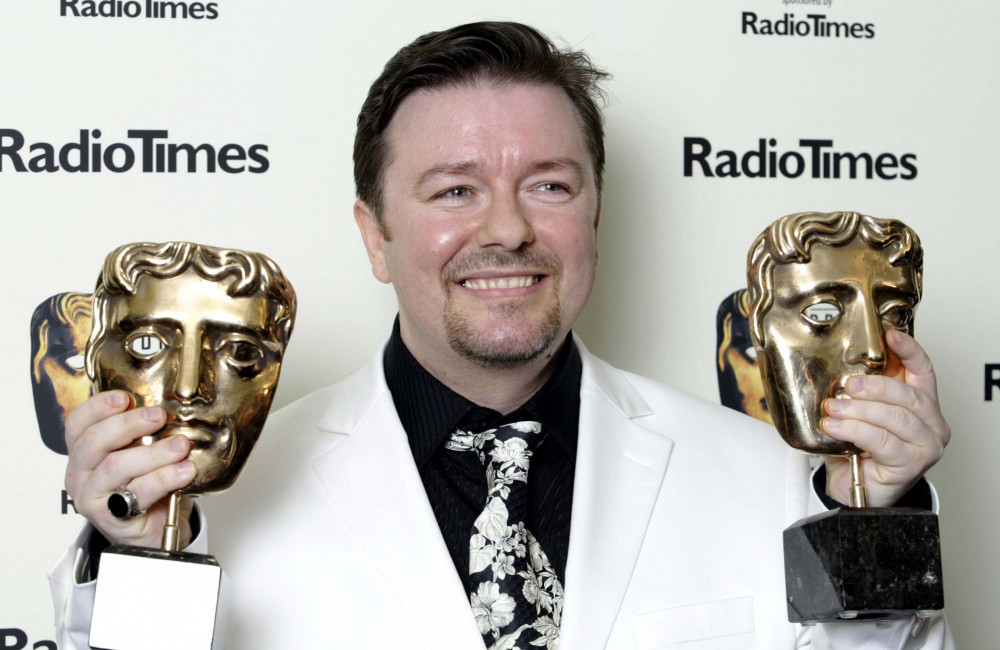 Ricky Gervais At The British Academy Television Awards - Getty